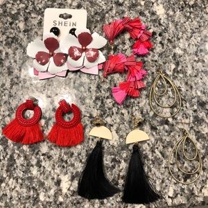 Miscellaneous earrings from Shein & Forever 21